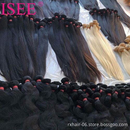 ISEE Custom Logo Cheap Brazilian Cambodian Hair 10a 12a 100% Virgin Human Hair Vendor Raw Virgin Cuticle Aligned Hair Bundles